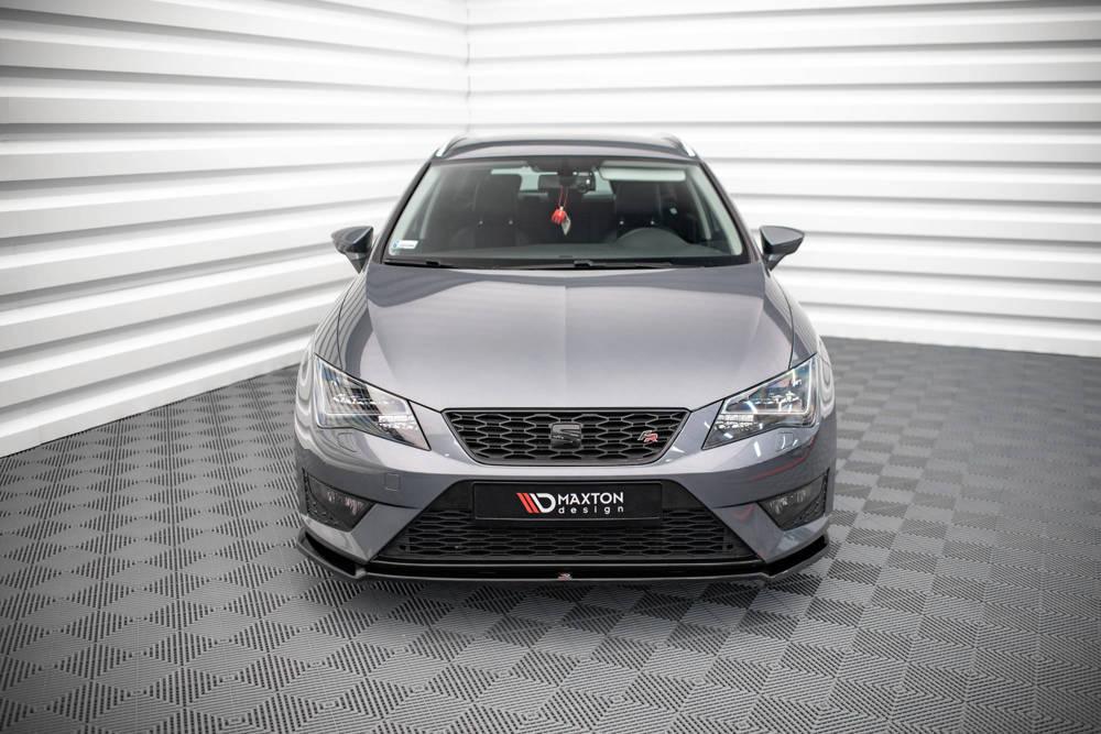 Front Splitter / Cup Schwert / Frontansatz V.2 für Seat Leon FR / Cupra Mk3 von Maxton Design