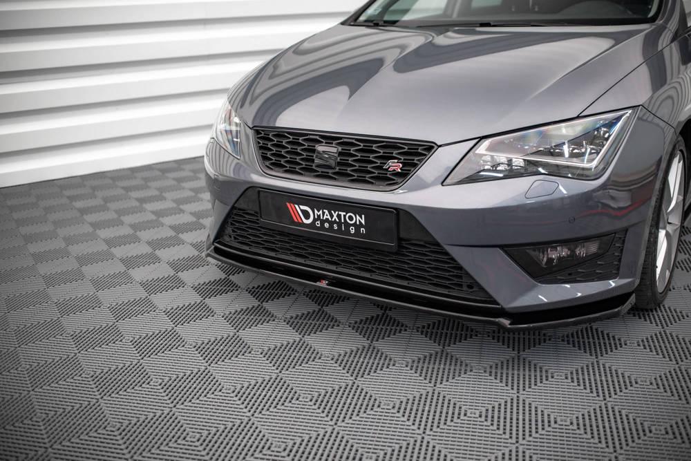 Front Splitter / Cup Schwert / Frontansatz V.2 für Seat Leon FR / Cupra Mk3 von Maxton Design