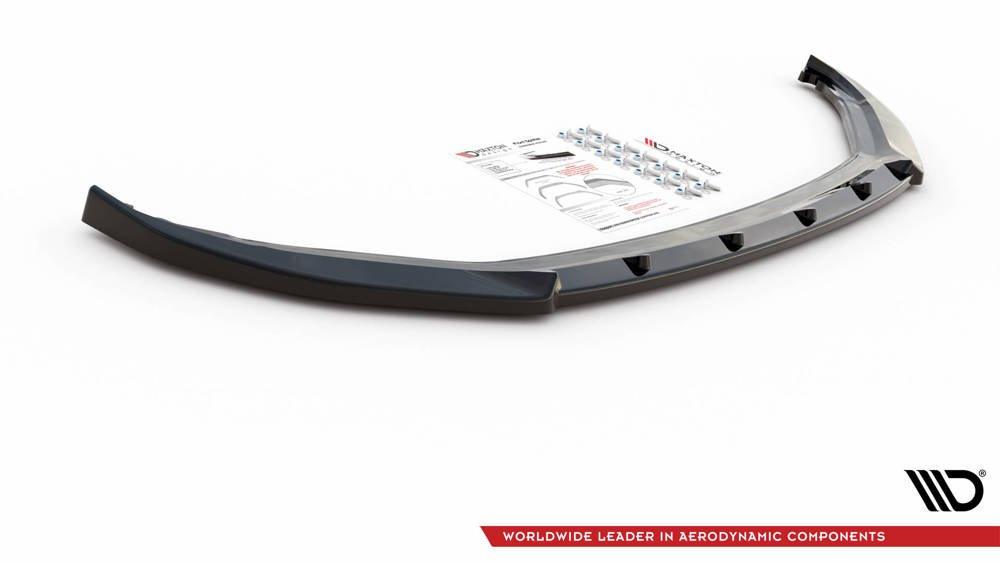 Front Splitter / Cup Schwert / Frontansatz V.2 für Skoda Kamiq von Maxton Design