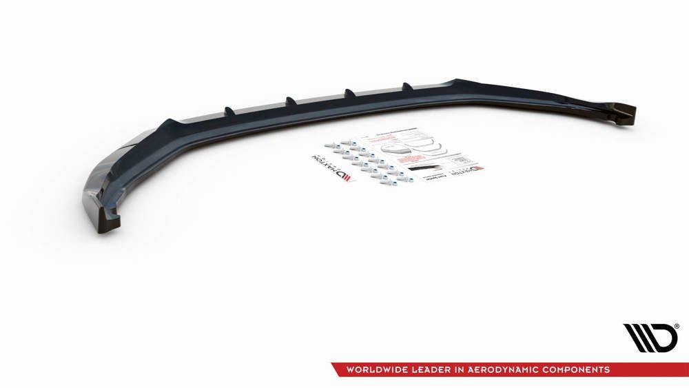 Front Splitter / Cup Schwert / Frontansatz V.2 für Skoda Kamiq von Maxton Design