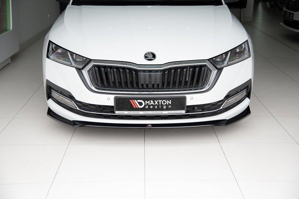 Front Splitter / Cup Schwert / Frontansatz V.2 für Skoda Octavia MK4 von Maxton Design