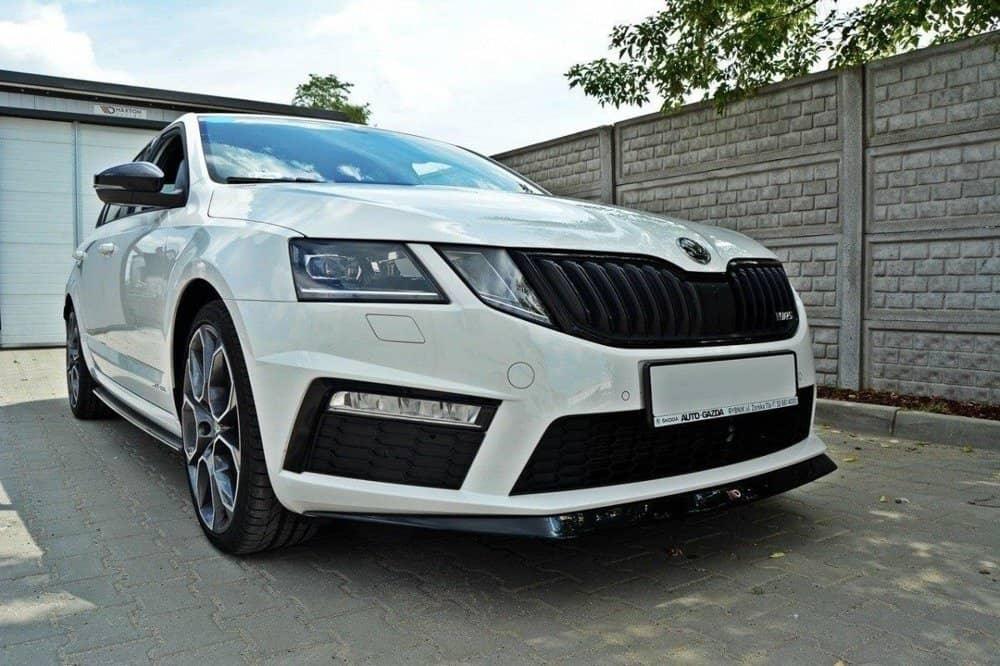 Front Diffusor / Front Splitter / Cup Schwert / Frontansatz V.2 Skoda Octavia RS MK3 von Maxton Design