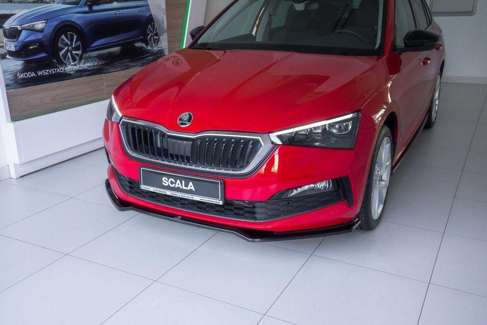 Front Splitter / Cup Schwert / Frontansatz V.2 für Skoda Scala von Maxton Design