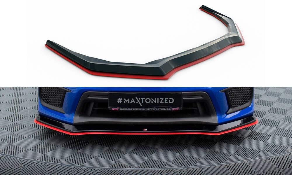 Front Lippe / Front Splitter / Frontansatz V.2 für Subaru WRX STI Facelift von Maxton Design