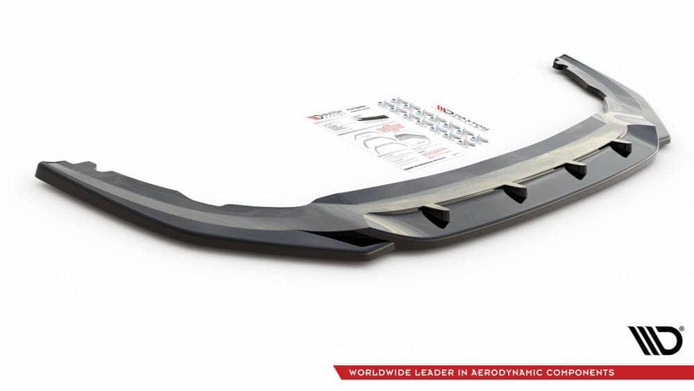 Front Diffusor / Front Splitter / Cup Schwert / Frontansatz V.2 für Volkswagen Golf 8 GTI Clubsport von Maxton Design