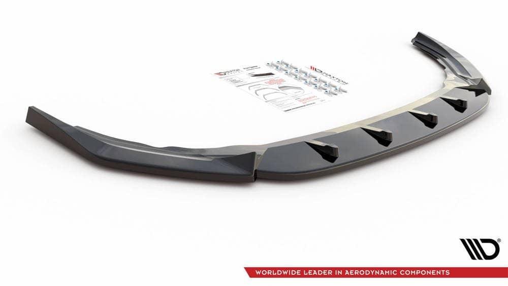 Front Diffusor / Front Splitter / Cup Schwert / Frontansatz V.2 für VW Golf R MK8 von Maxton Design