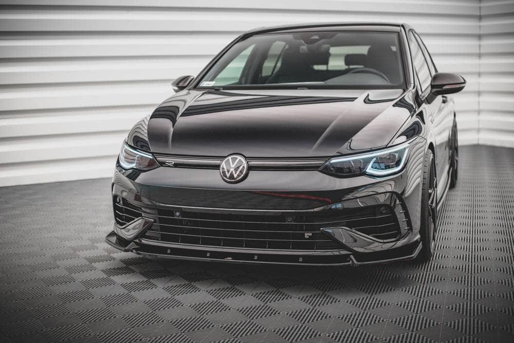 Front Diffusor / Front Splitter / Cup Schwert / Frontansatz V.2 für VW Golf R MK8 von Maxton Design