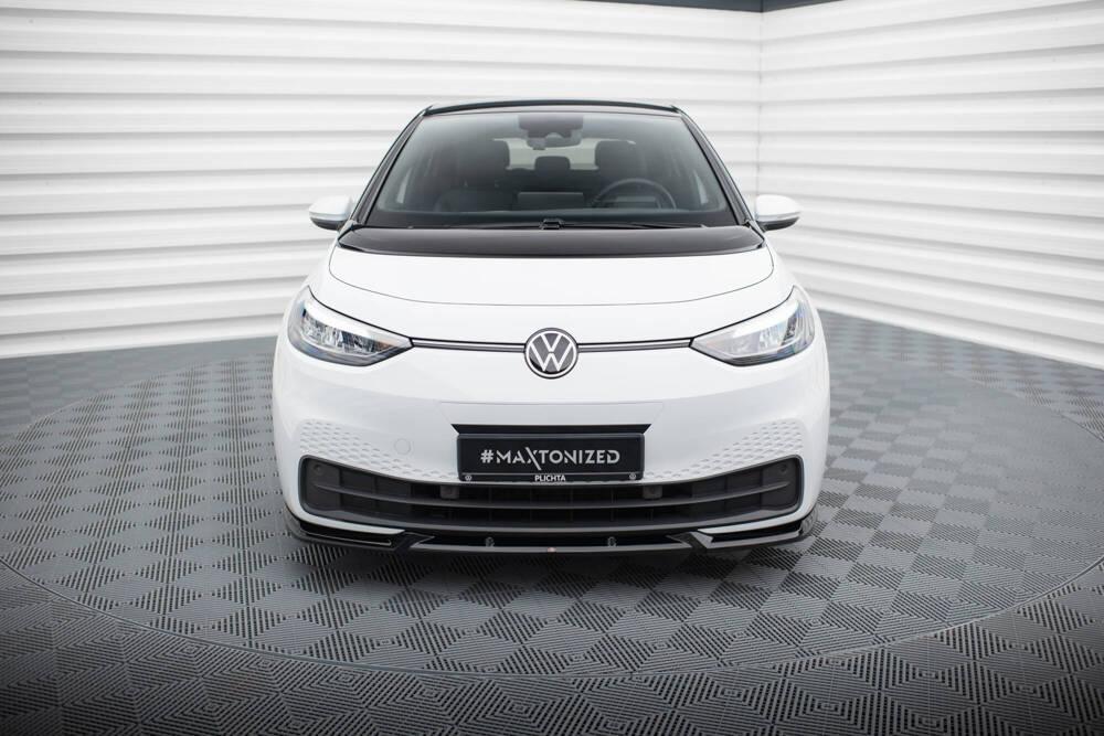 Front Lippe / Front Splitter / Frontansatz V.2 für VW ID.3 E11 von Maxton Design