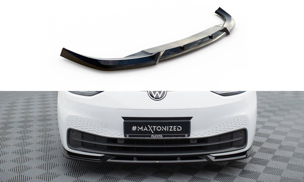 Front Lippe / Front Splitter / Frontansatz V.2 für VW ID.3 E11 von Maxton Design