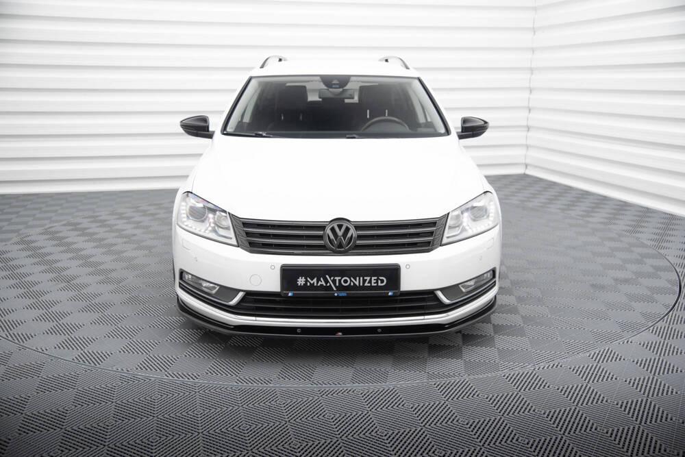 Front Lippe / Front Splitter / Frontansatz V.2 für VW Passat B7 von Maxton Design