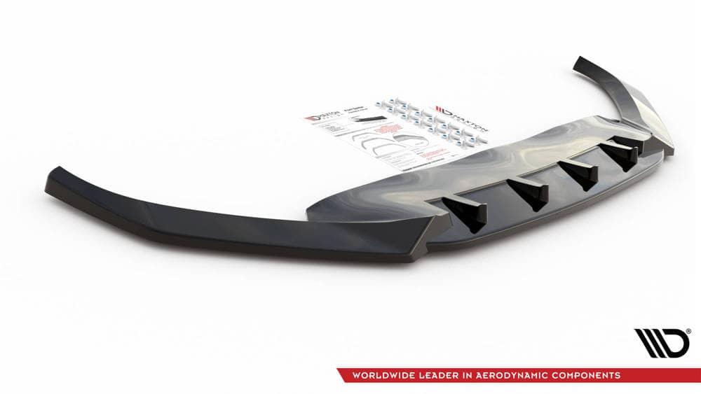 Front Splitter / Cup Schwert / Frontansatz V.2 für VW Passat B8 Facelift von Maxton Design