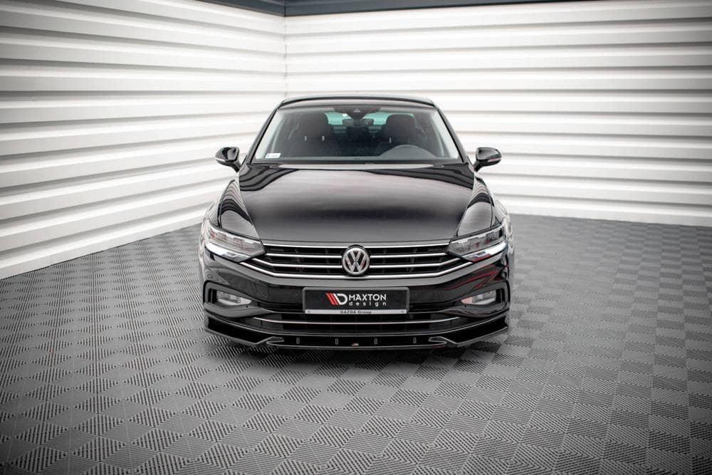 Front Splitter / Cup Schwert / Frontansatz V.2 für VW Passat B8 Facelift von Maxton Design