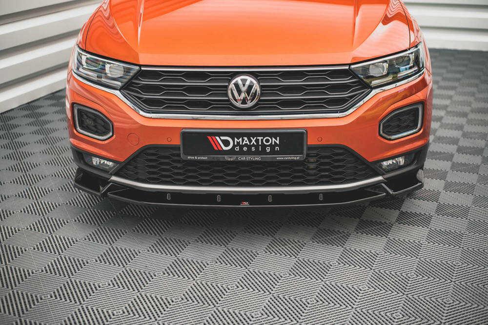 Front Splitter / Cup Schwert / Frontansatz V.2 für VW T-Roc A11 von Maxton Design