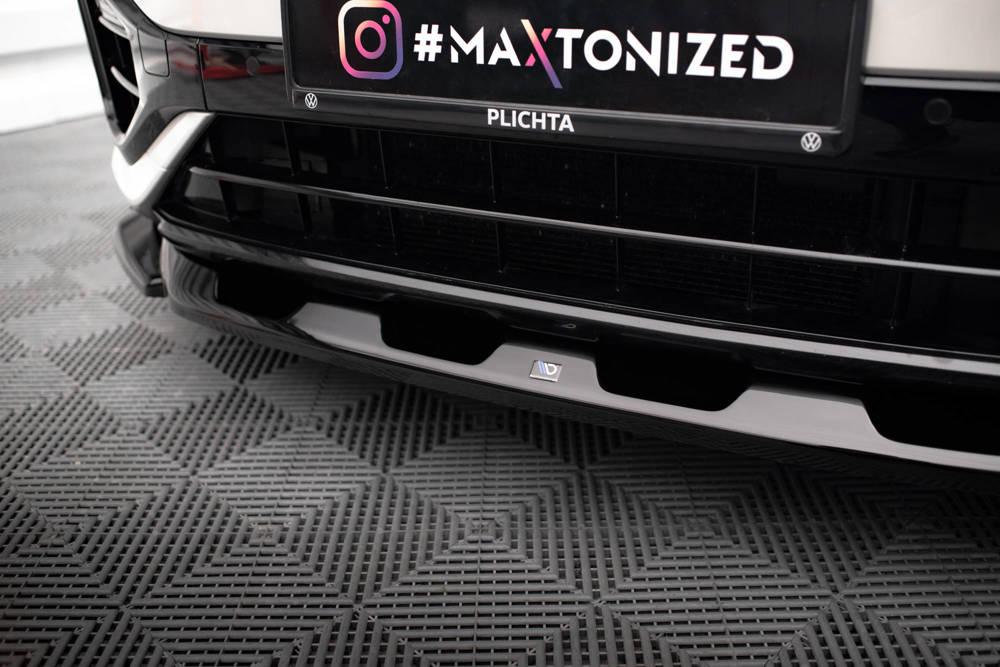 Front Lippe / Front Splitter / Frontansatz V.2 für VW T-Roc R A11 Facelift von Maxton Design