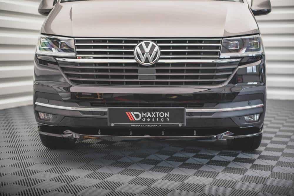 Front Splitter / Cup Schwert / Frontansatz V.2 für VW T6.1 Multivan von Maxton Design