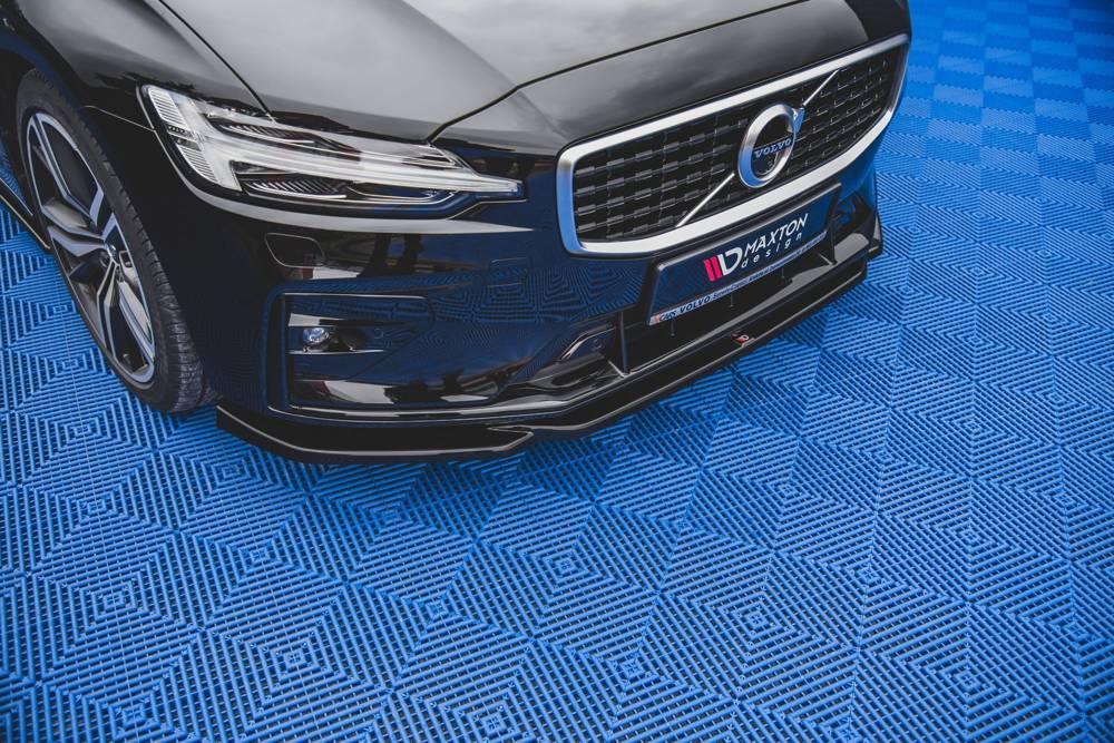 Front Splitter / Cup Schwert / Frontansatz V.2 für Volvo V60/S60 R-Design SPA von Maxton Design