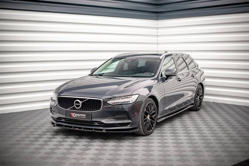 Front Splitter / Cup Schwert / Frontansatz V.2 für Volvo V90 SPA von Maxton Design