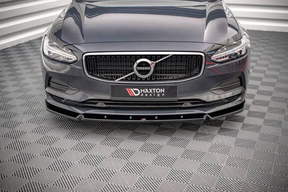 Front Splitter / Cup Schwert / Frontansatz V.2 für Volvo V90 SPA von Maxton Design