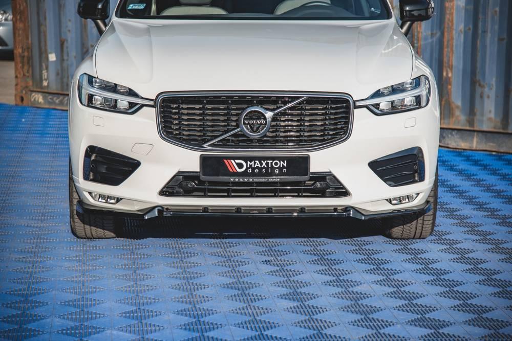 Front Splitter / Cup Schwert / Frontansatz V.2 für Volvo XC60 R-Design SPA von Maxton Design