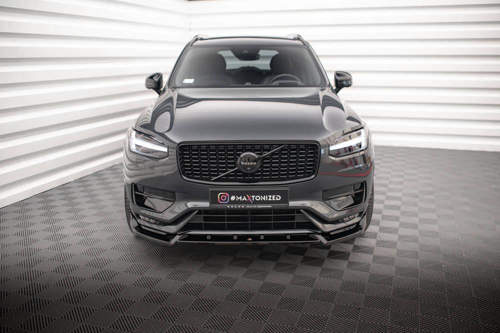 Front Lippe / Front Splitter / Frontansatz V.2 für Volvo XC90 R-Design MK2 Facelift von Maxton Design