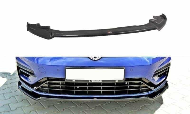 Front Splitter / Cup Schwert / Frontansatz V.2 für VW Golf 7 R-Line Facelift von Maxton Design