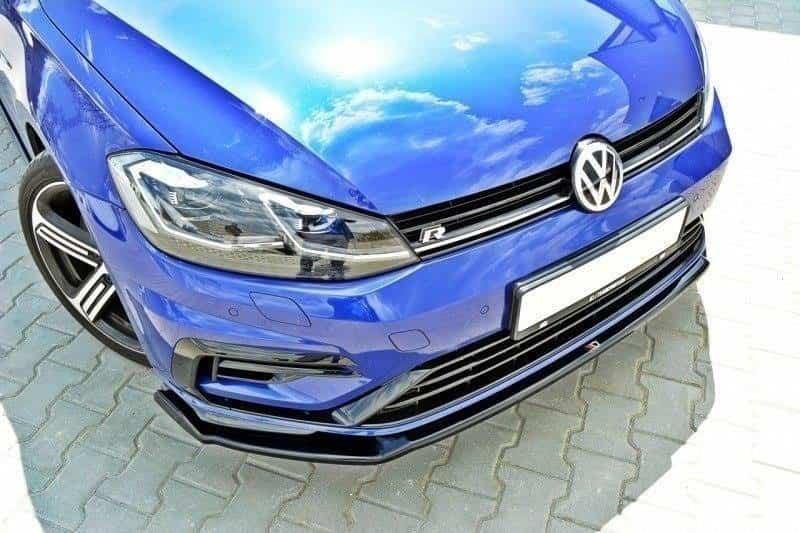 Front Splitter / Cup Schwert / Frontansatz V.2 für VW Golf 7 R-Line Facelift von Maxton Design