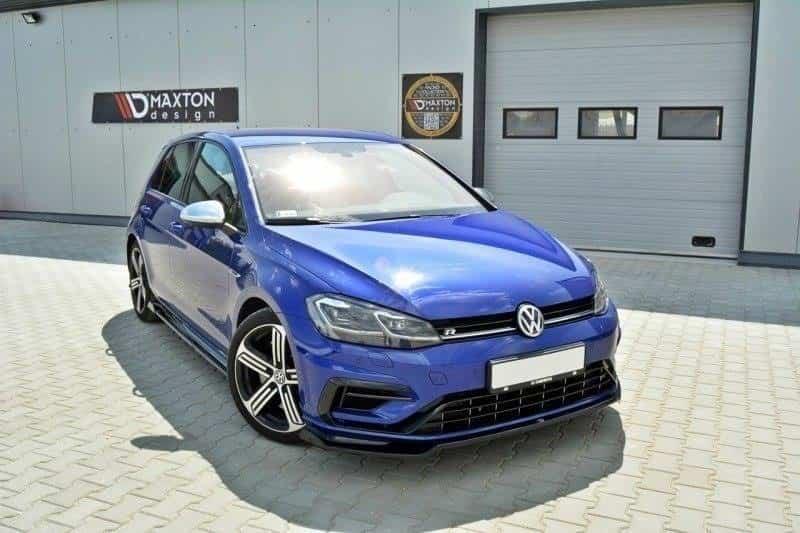 Front Splitter / Cup Schwert / Frontansatz V.2 für VW Golf 7 R-Line Facelift von Maxton Design