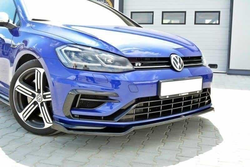 Front Splitter / Cup Schwert / Frontansatz V.2 für VW Golf 7 R-Line Facelift von Maxton Design