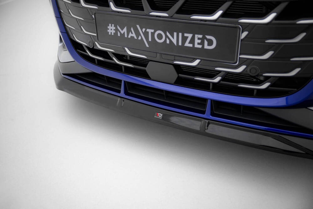 Front Lippe / Front Splitter / Frontansatz V.3 für Audi S3 Limousine 8Y Facelift von Maxton Design