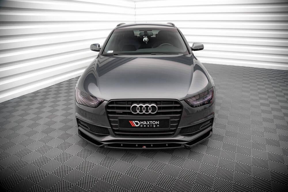 Front Lippe / Front Splitter / Frontansatz V.3 für Audi S4 B8 Facelift von Maxton Design