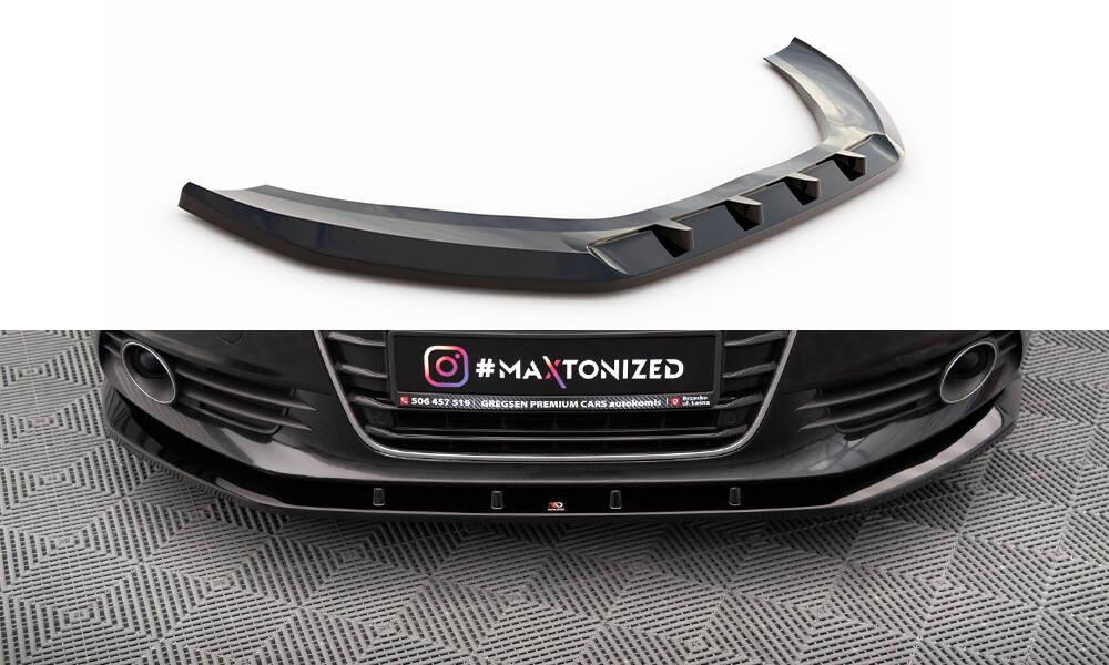 Front Lippe / Front Splitter / Frontansatz V.3 für Audi A6 C7 von Maxton Design