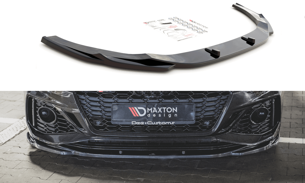 Front lip / front splitter / front approach V.3 for Audi RS5 F5 Facelift from Maxton Design 