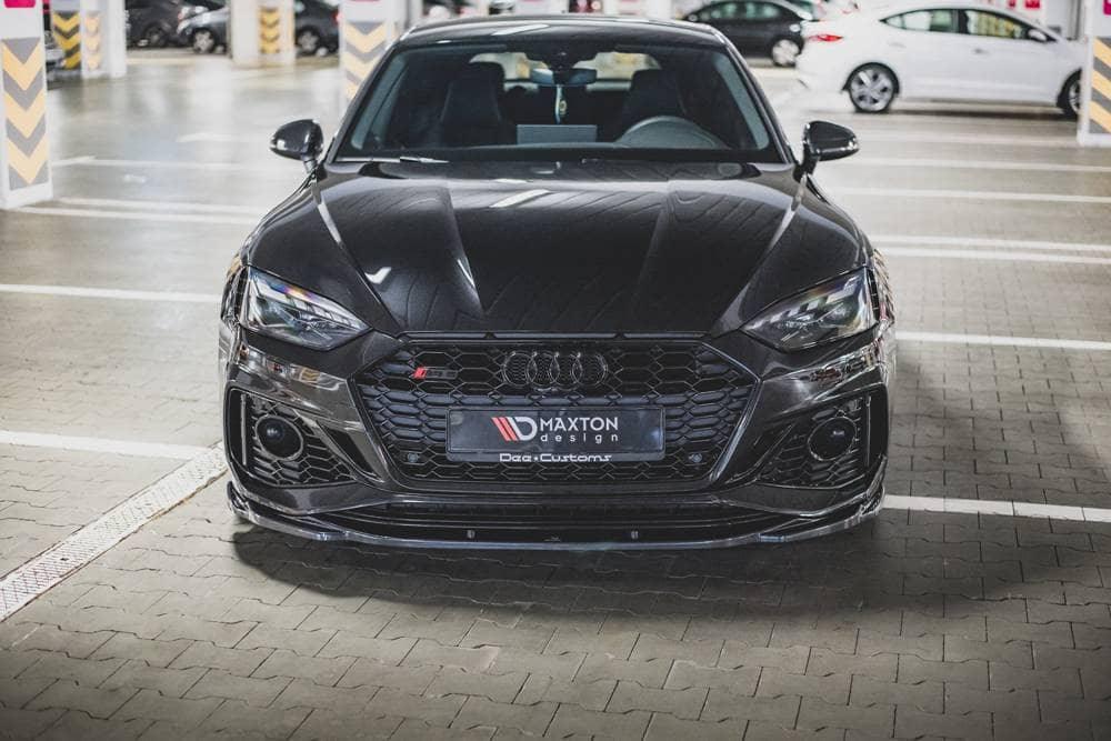 Front lip / front splitter / front approach V.3 for Audi RS5 F5 Facelift from Maxton Design 