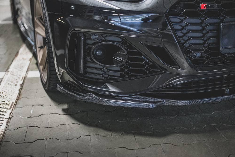 Front lip / front splitter / front approach V.3 for Audi RS5 F5 Facelift from Maxton Design 