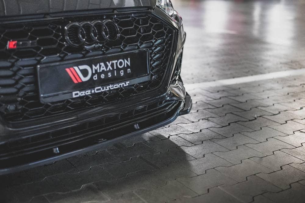 Front lip / front splitter / front approach V.3 for Audi RS5 F5 Facelift from Maxton Design 