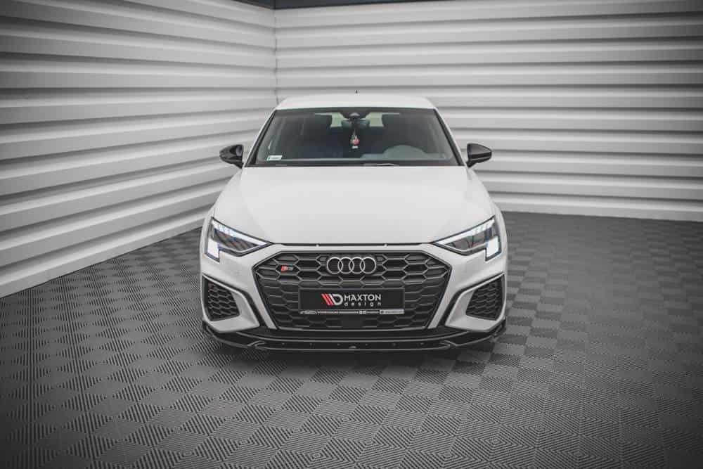 Front Diffusor / Front Splitter / Cup Schwert / Frontansatz V.3 für Audi A3 S-Line 8Y von Maxton Design