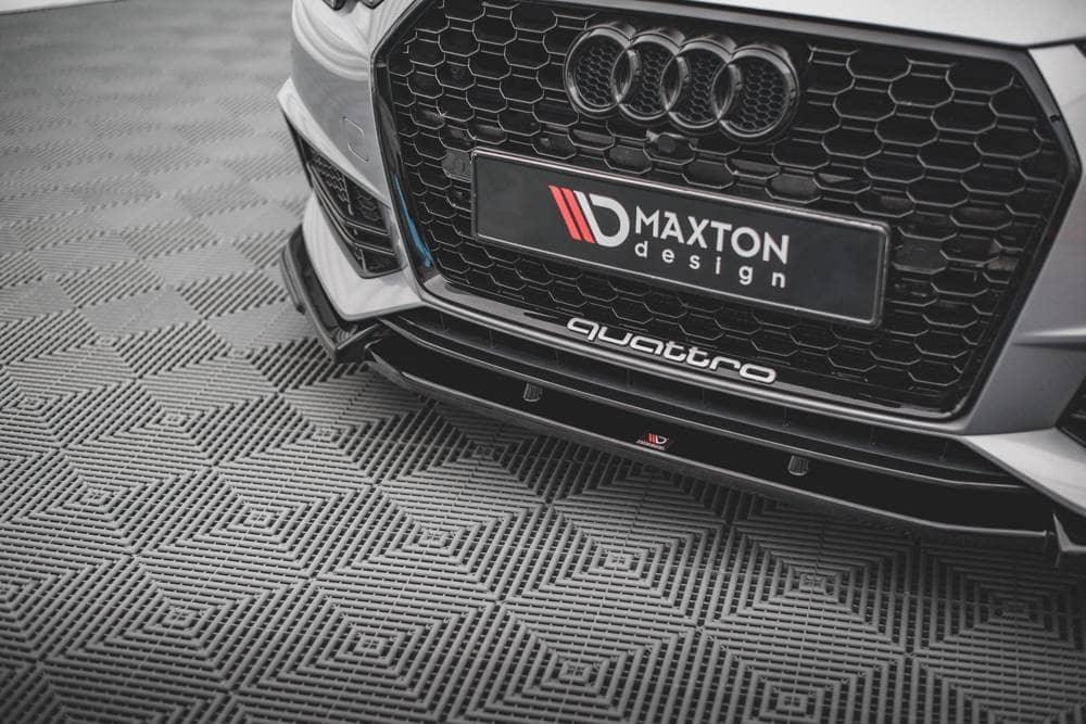 Front Splitter / Cup Schwert / Frontansatz V.3 für Audi S4 B9 von Maxton Design