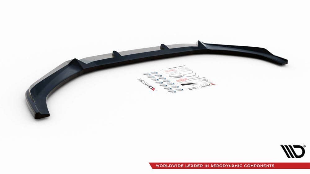 Front Splitter / Cup Schwert / Frontansatz V.3 für Audi A4 S-Line B9 von Maxton Design