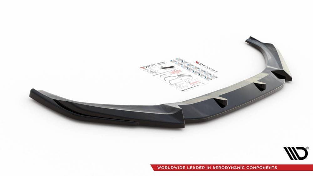 Front Splitter / Cup Schwert / Frontansatz V.3 für Audi A4 S-Line B9 von Maxton Design