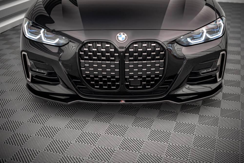 Front Diffusor / Front Splitter / Cup Schwert / Frontansatz V.3 für BMW 4er G22 M-Paket von Maxton Design