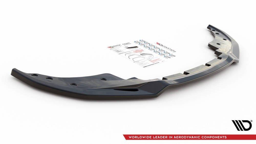 Front Diffusor / Front Splitter / Cup Schwert / Frontansatz V.3 für BMW 4er G22 M-Paket von Maxton Design