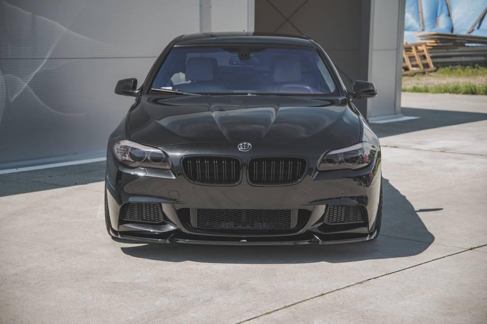 Front Splitter / Cup Schwert / Frontansatz V.3 für BMW 5 F10/ F11/ M-Paket von Maxton Design