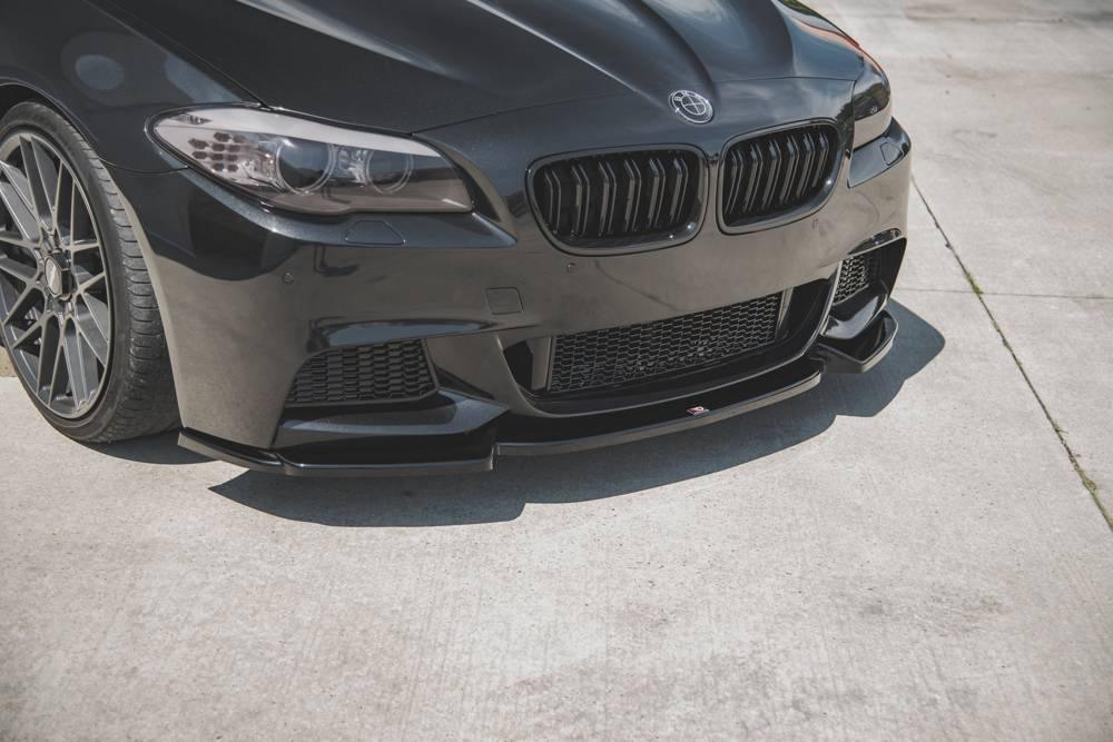 Front Splitter / Cup Schwert / Frontansatz V.3 für BMW 5 F10/ F11/ M-Paket von Maxton Design