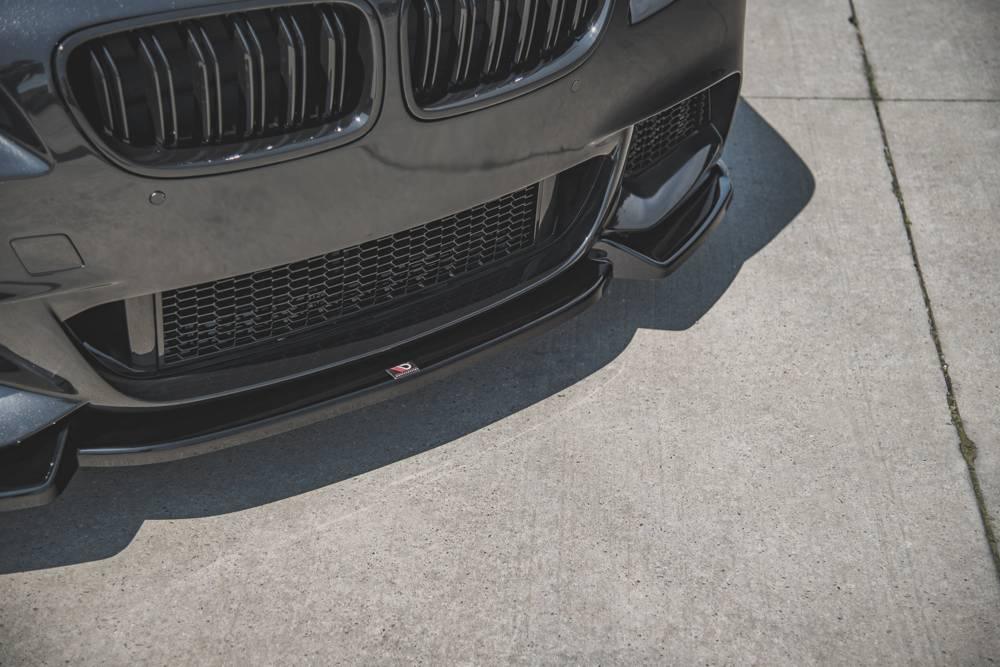 Front Splitter / Cup Schwert / Frontansatz V.3 für BMW 5 F10/ F11/ M-Paket von Maxton Design