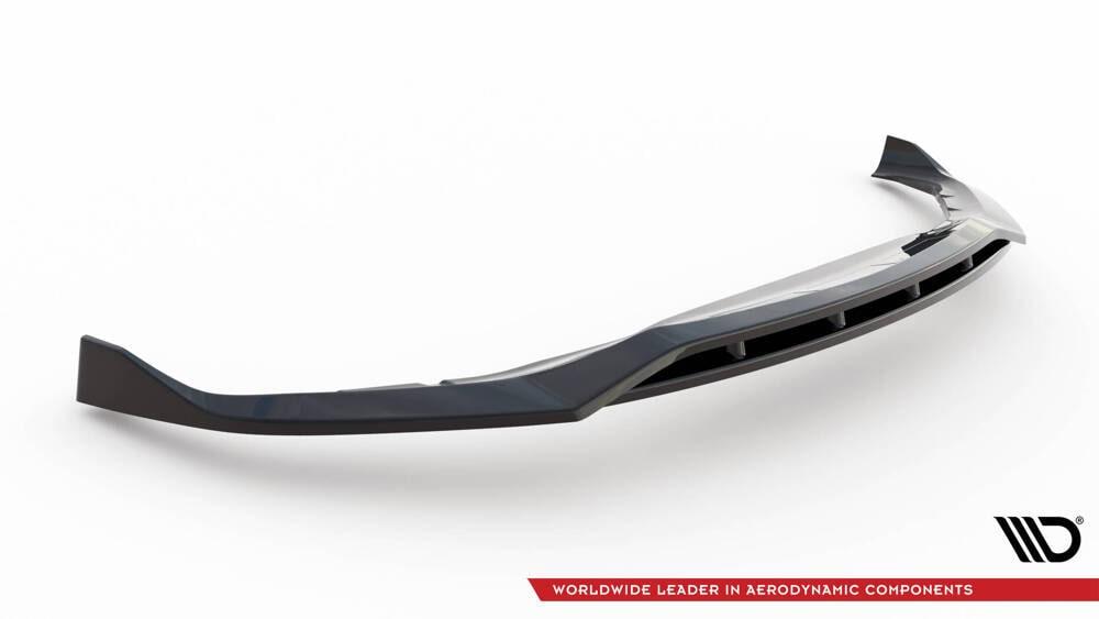 Front Lippe / Front Splitter / Frontansatz V.4 mit Flaps für Ford Fiesta ST MK8 Facelift von Maxton Design