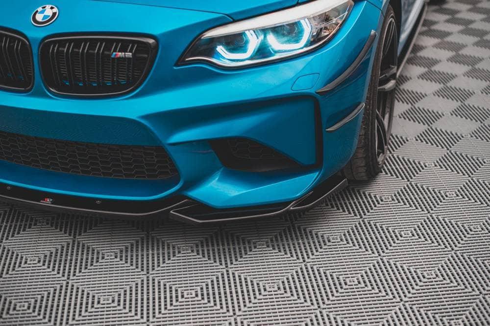 Front Diffusor / Front Splitter / Cup Schwert / Frontansatz V.3 für BMW M2 F87 von Maxton Design