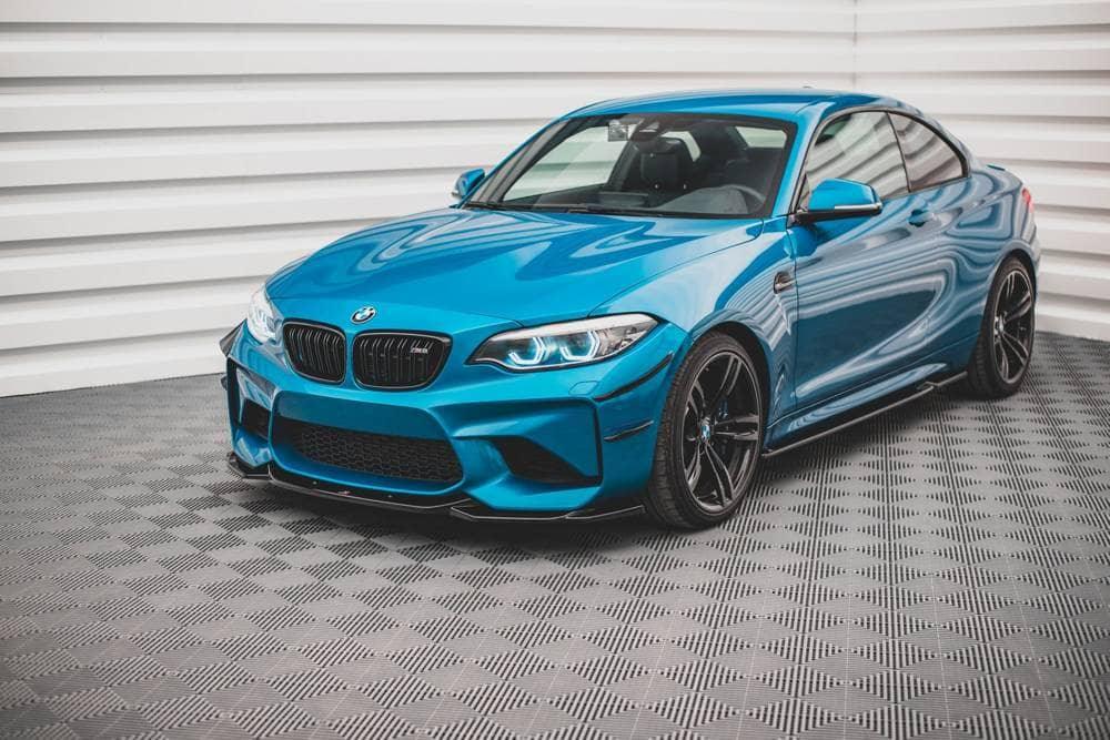 Front Diffusor / Front Splitter / Cup Schwert / Frontansatz V.3 für BMW M2 F87 von Maxton Design