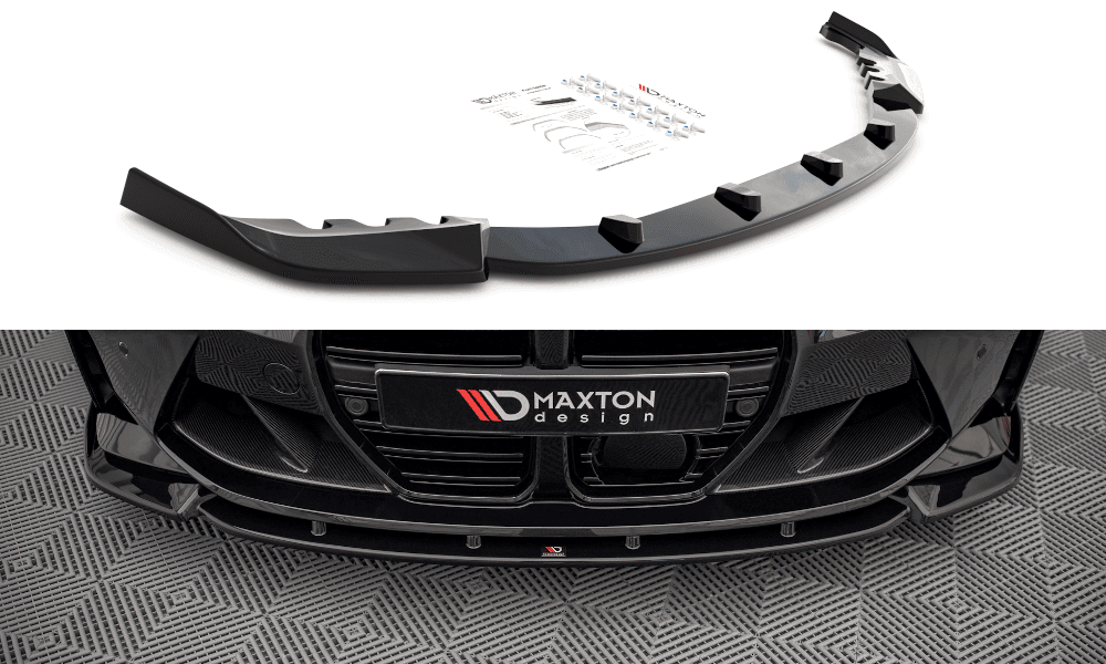 Front Diffusor / Front Splitter / Cup Schwert / Frontansatz V.3 für BMW M4 G82 von Maxton Design