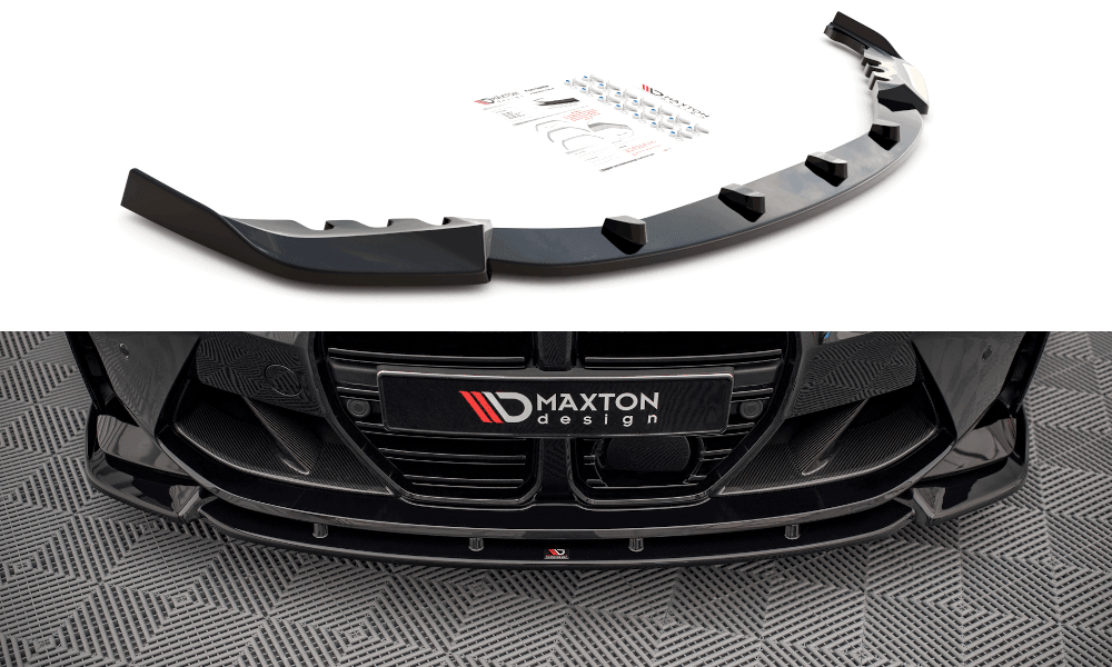 Front Splitter / Cup Schwert / Frontansatz V.3 für BMW M4 G82 / M3 G80 von Maxton Design