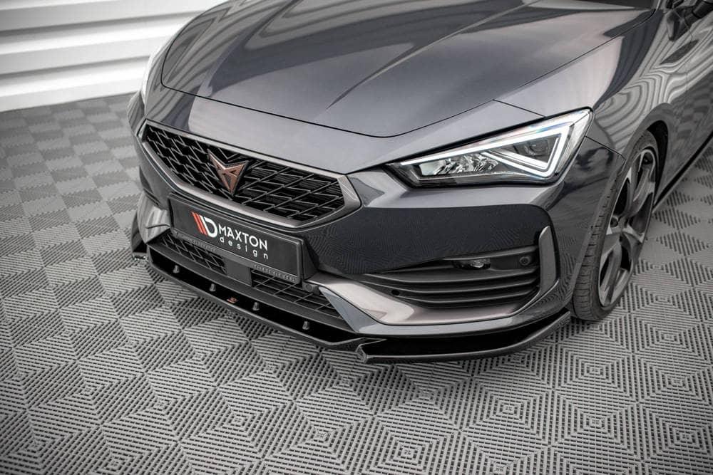 Front Splitter / Cup Schwert / Frontansatz V.3 für Cupra Leon KL von Maxton Design